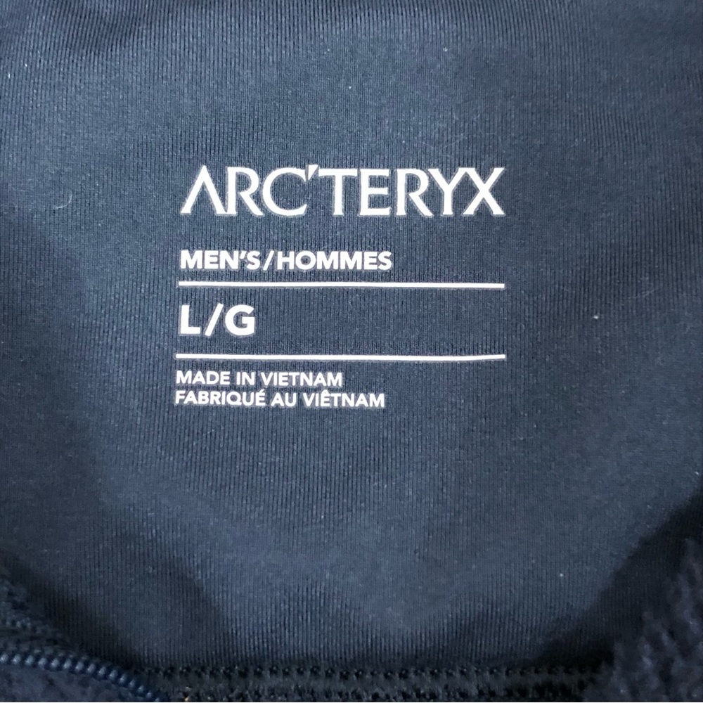 Arc'teryx “Covert” Men's Half-Zip Fleece, size L in Dark Blue - Picture 4 of 10